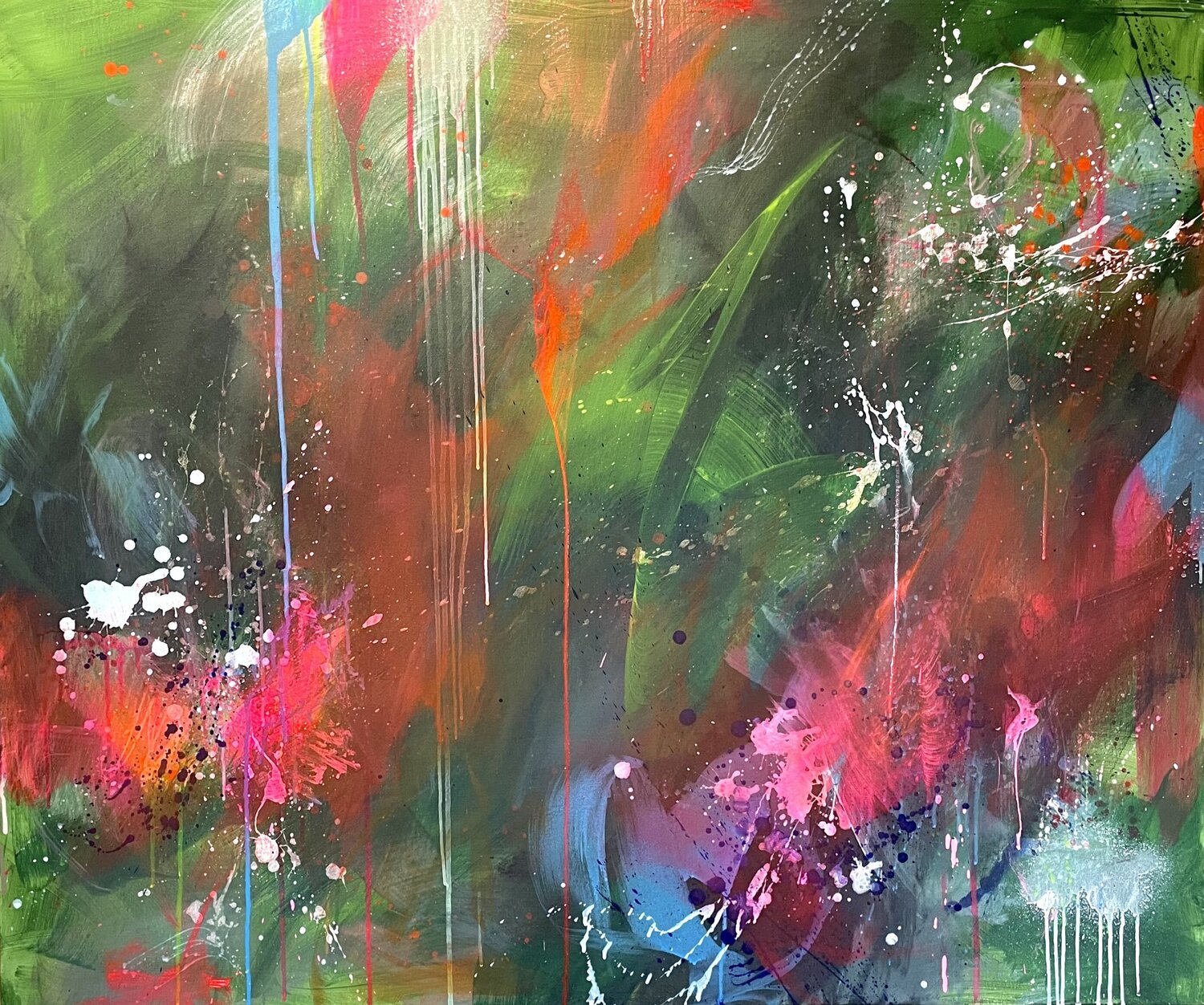 Forest 1 Ajten Ramadani Original painting for sale