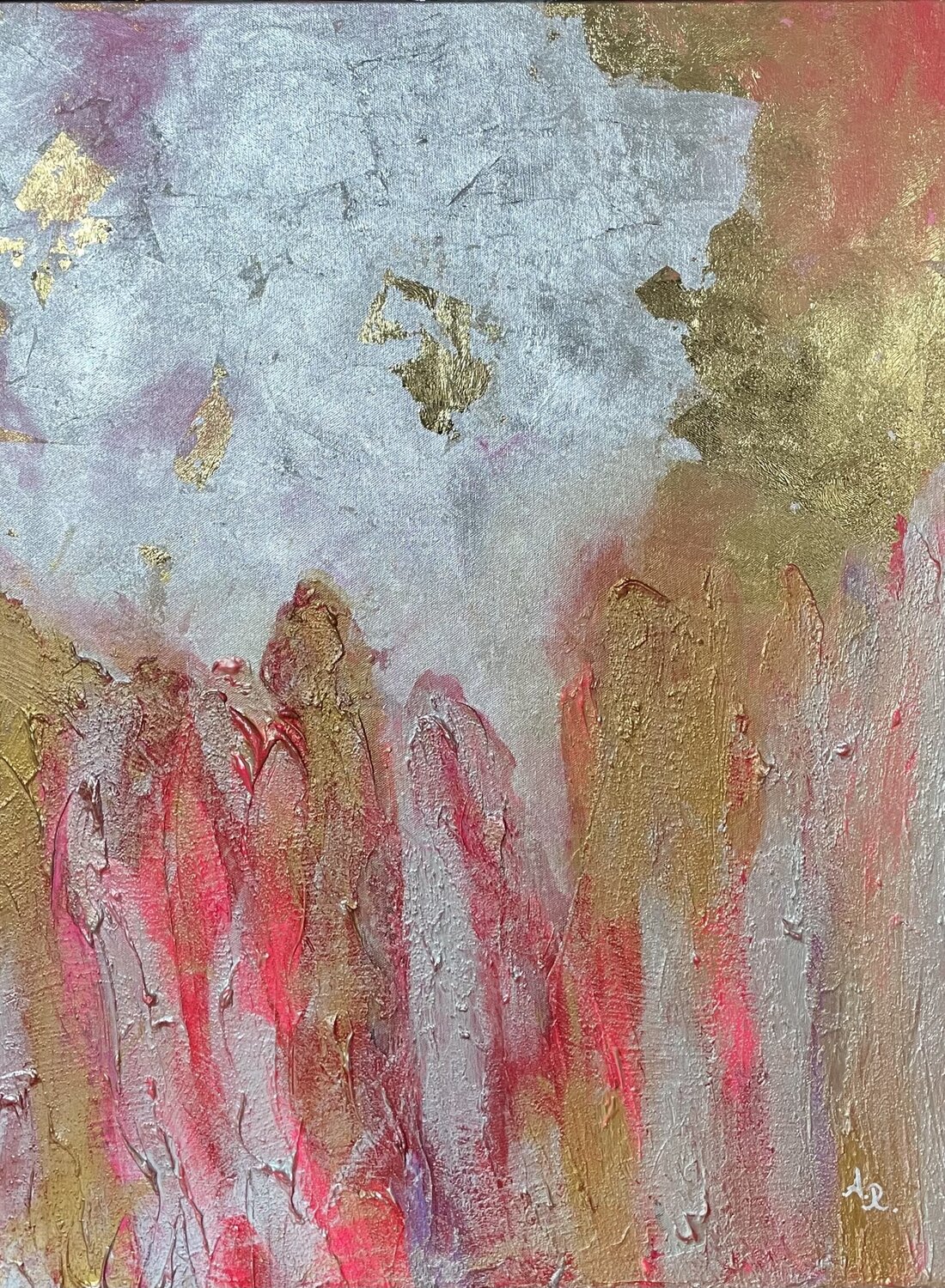 Behind the sun Ajten Ramadani Original painting for sale