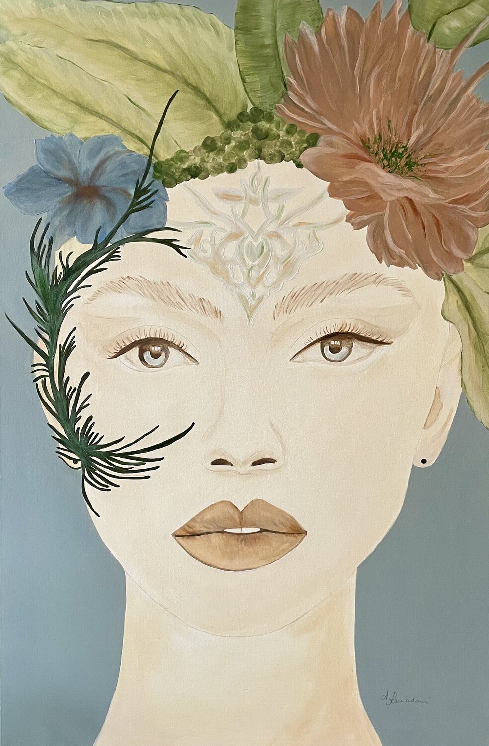 Muse Ajten Ramadani Original painting for sale