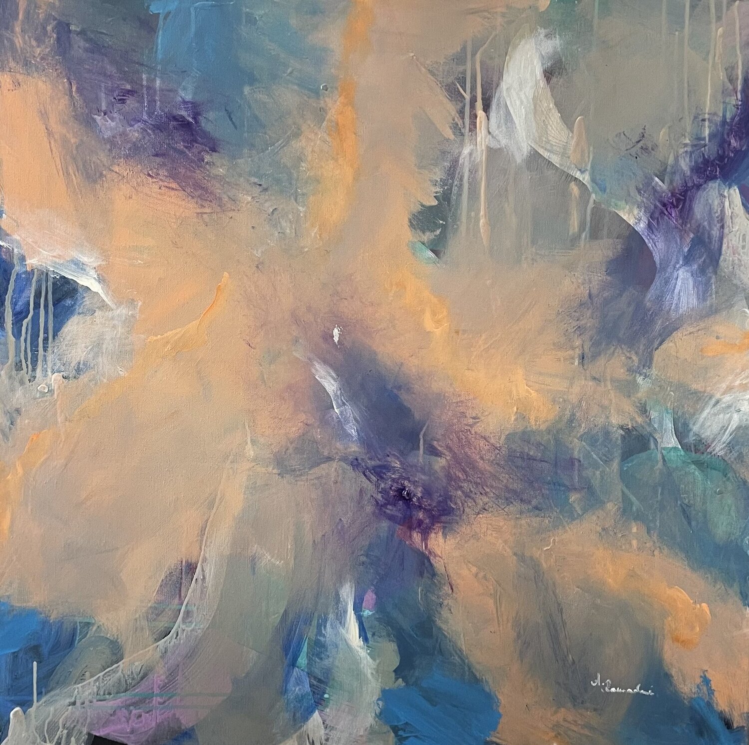 Spirit of things No. I Ajten Ramadani Original painting for sale