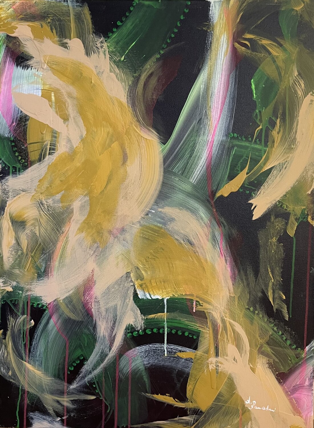 Whispering colors No.1 Ajten Ramadani Original painting for sale