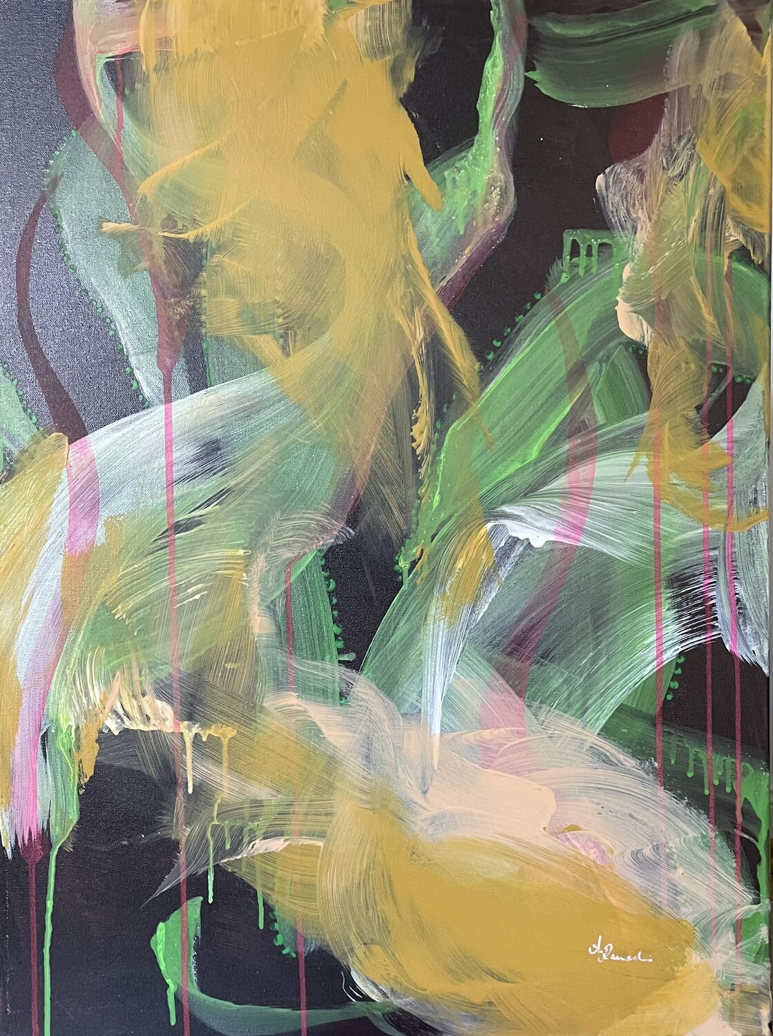 Whispering colors No.2 Ajten Ramadani Original painting for sale