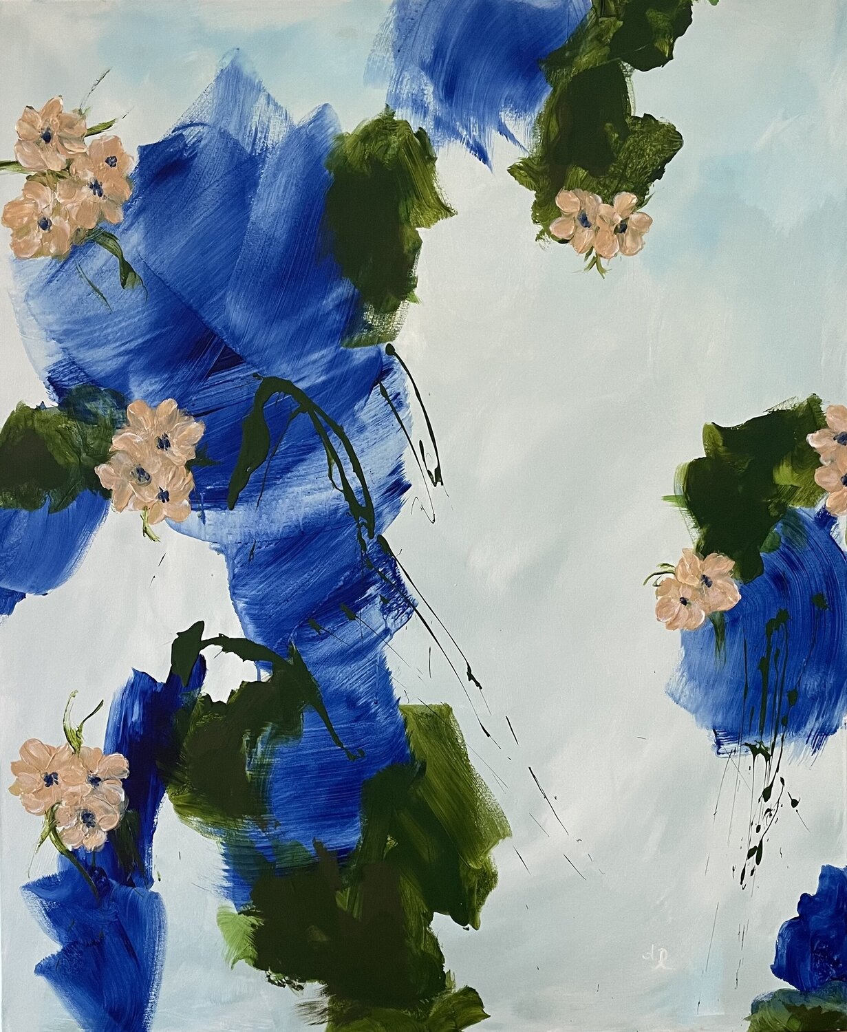 The little flowers Ajten Ramadani Original painting for sale