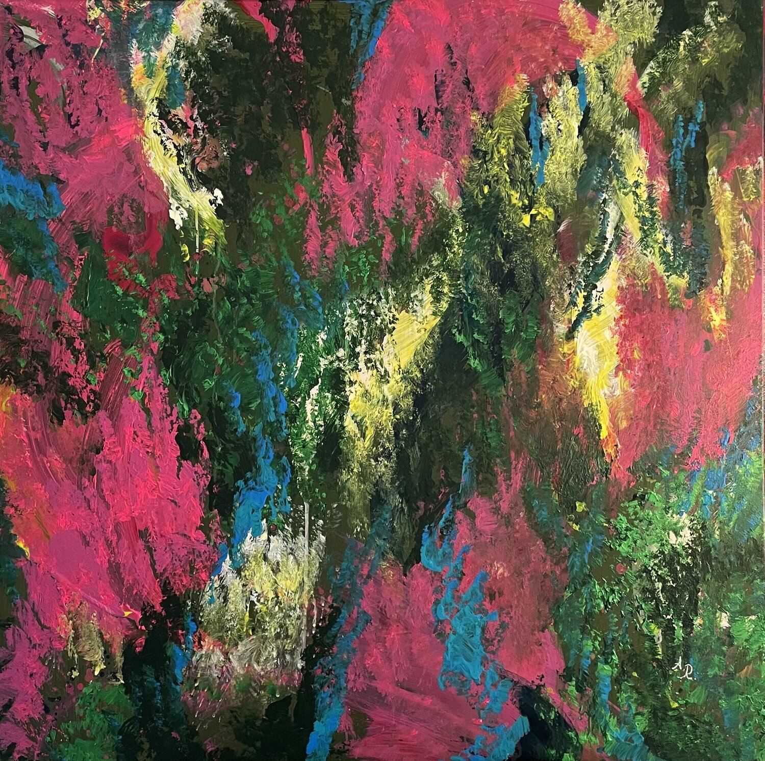 Paradiesvogel Ajten Ramadani Original painting for sale