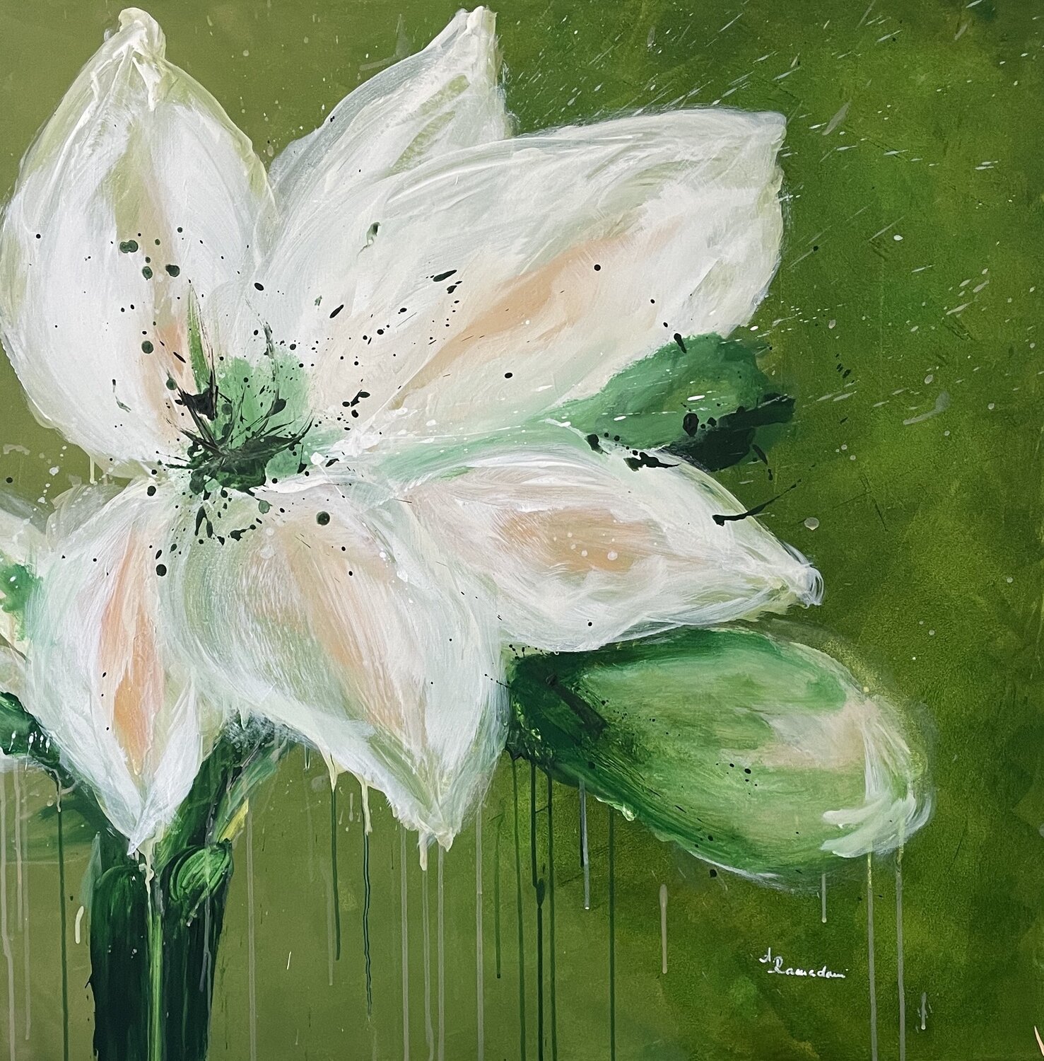 Lilie Ajten Ramadani Original painting for sale