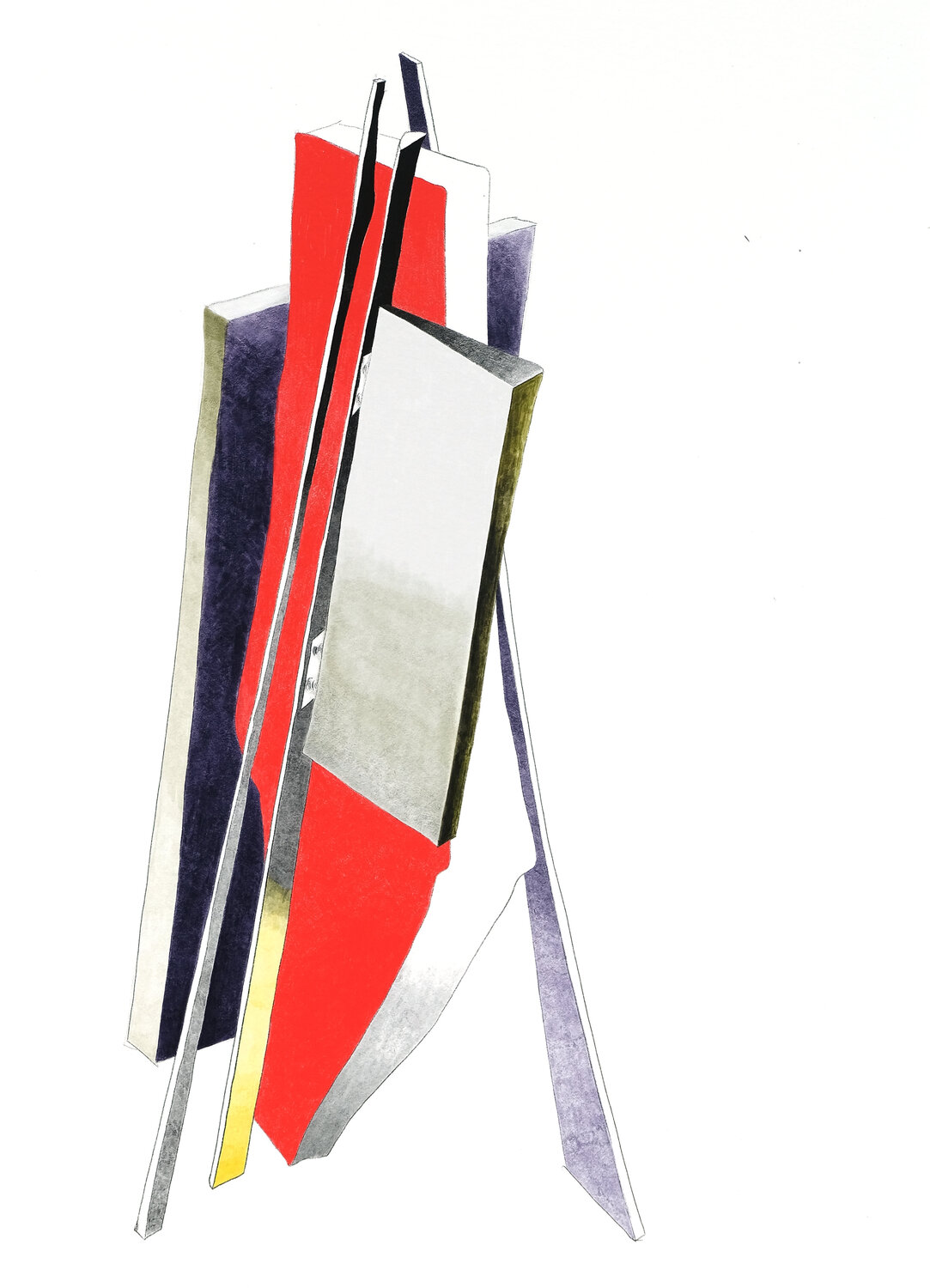 Acute Kathrin Sehl Drawing for sale