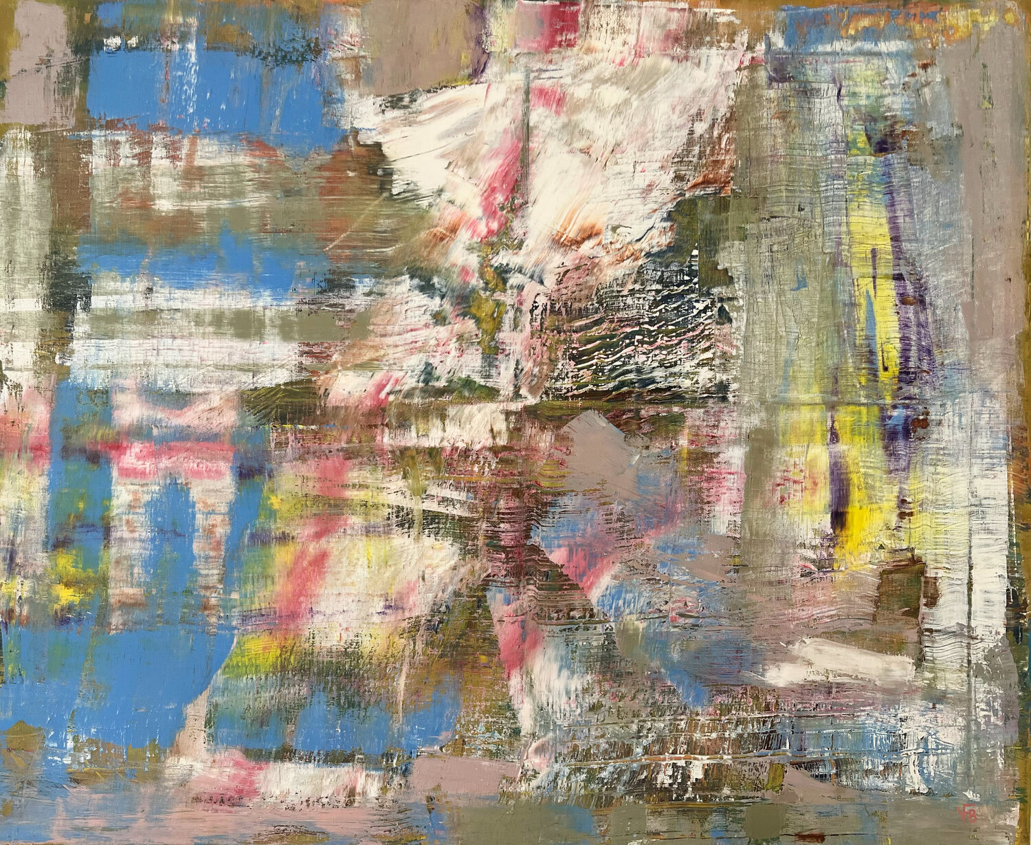 Resonance of the gesture III Florina Breazu Original painting for sale