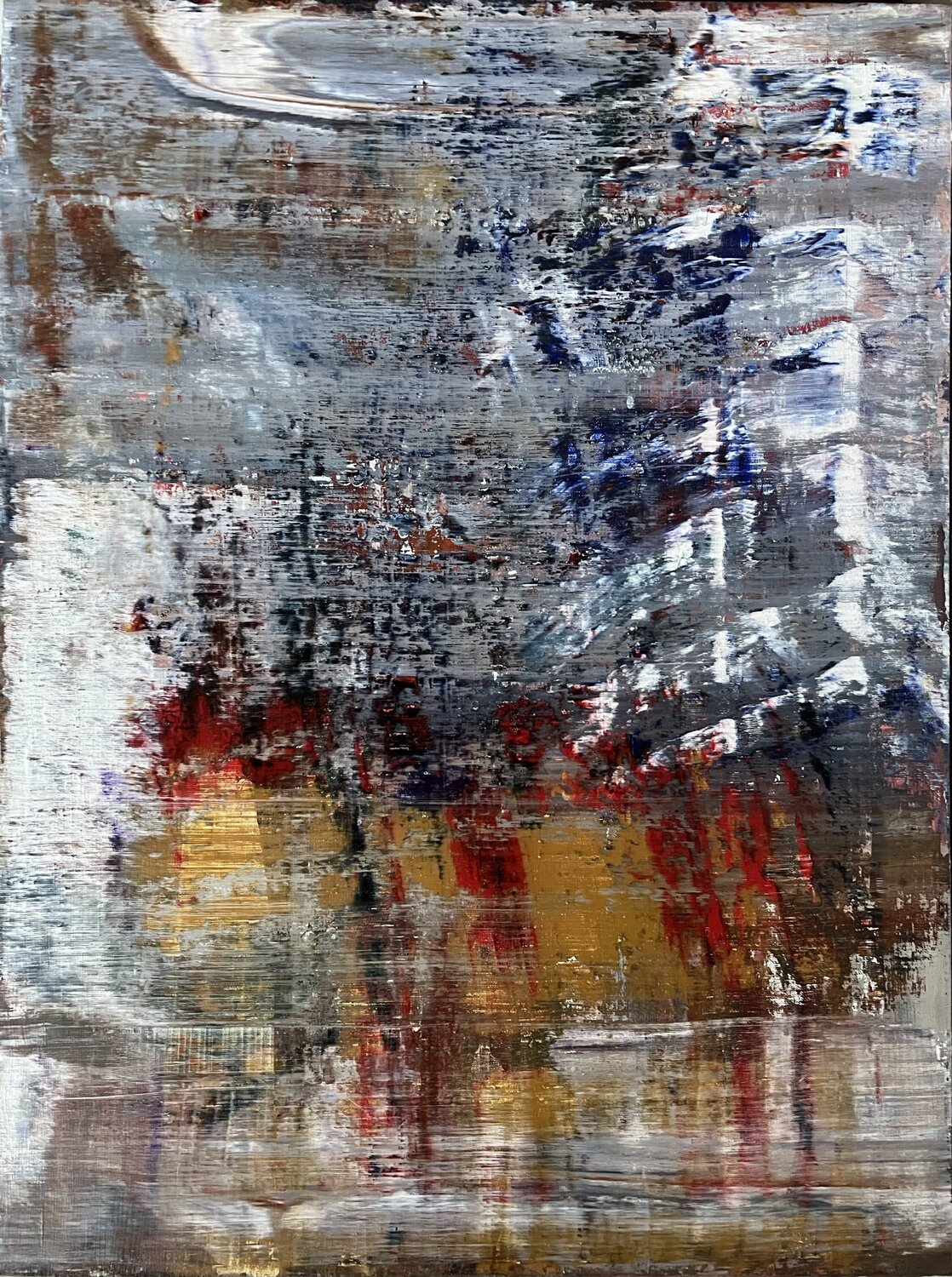 Resonance of the gesture IV Florina Breazu Original painting for sale