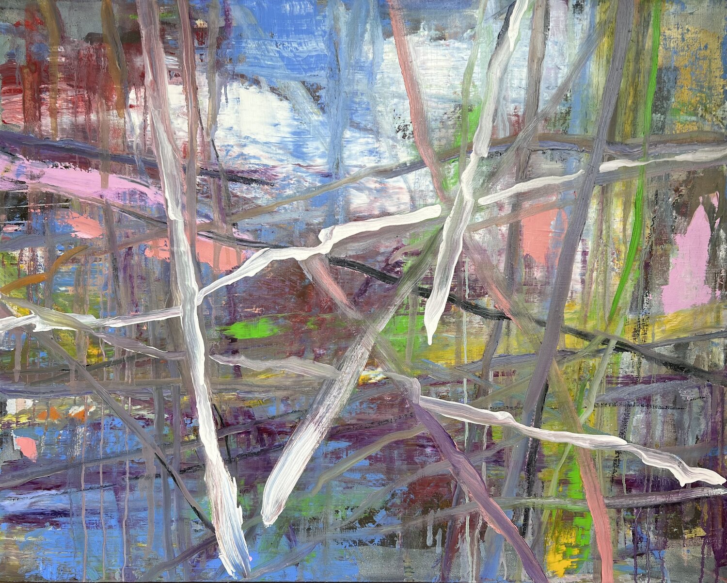 Strings V Florina Breazu Original painting for sale