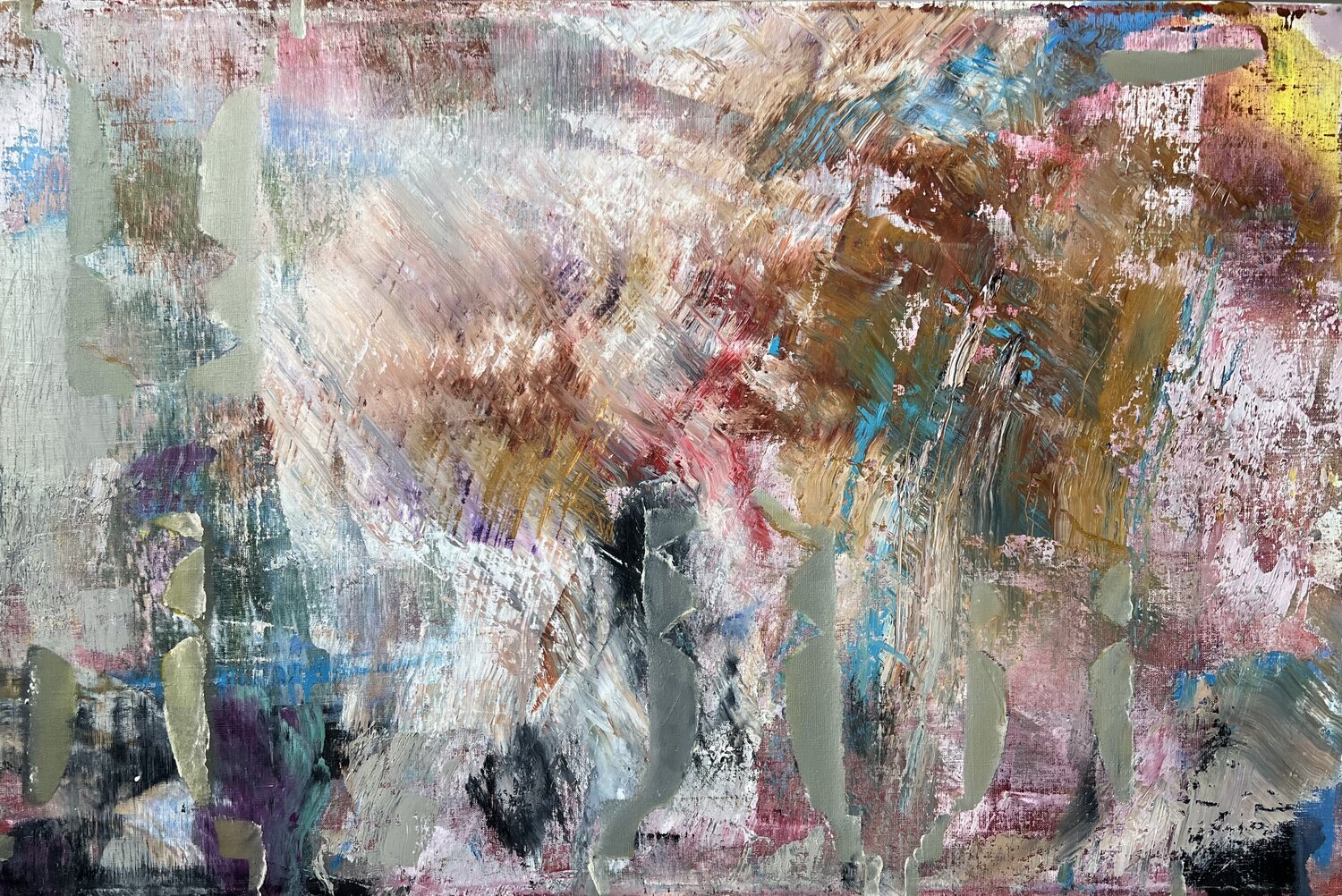 Pawns III Florina Breazu Original painting for sale