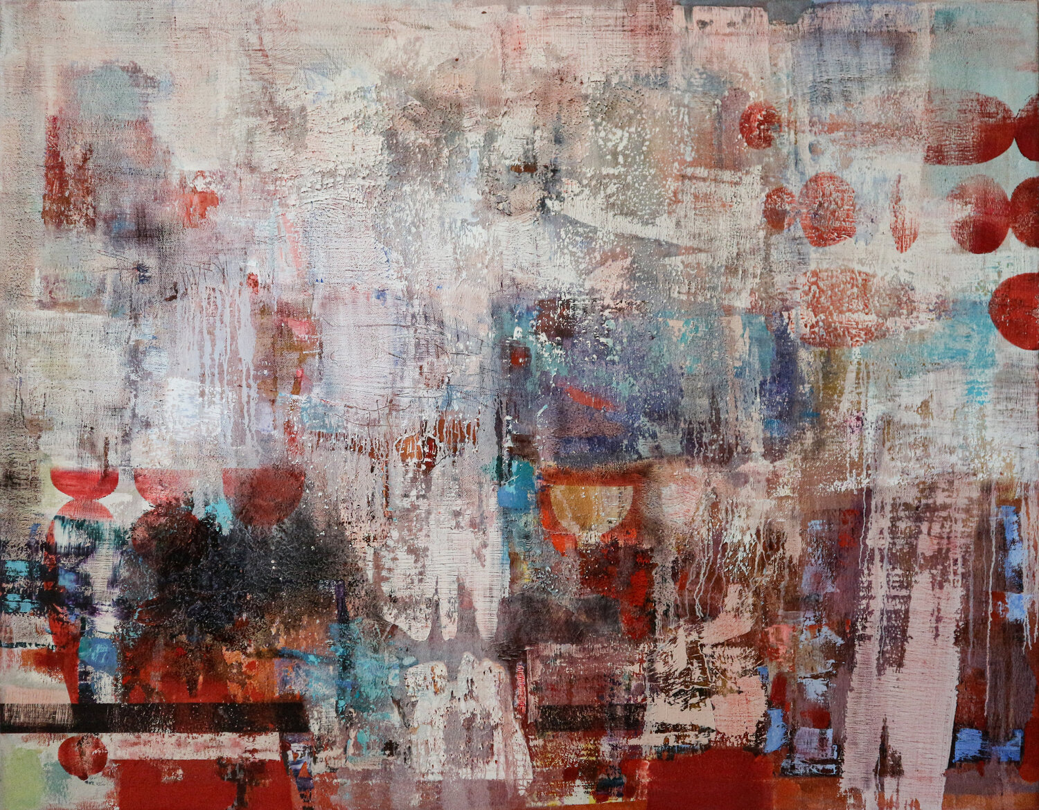 Pawns III Florina Breazu Original painting for sale