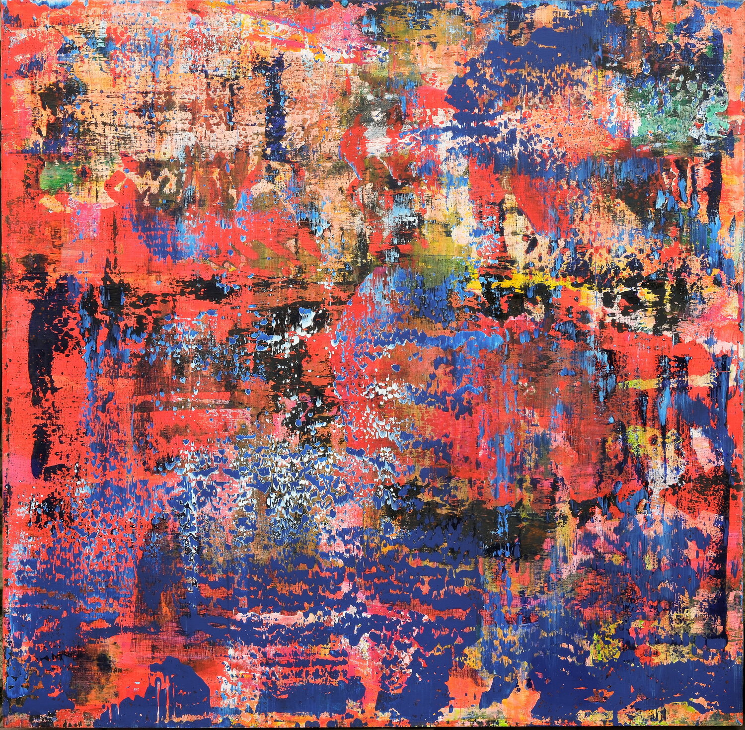 The resonance of the gesture V Florina Breazu Original painting for sale