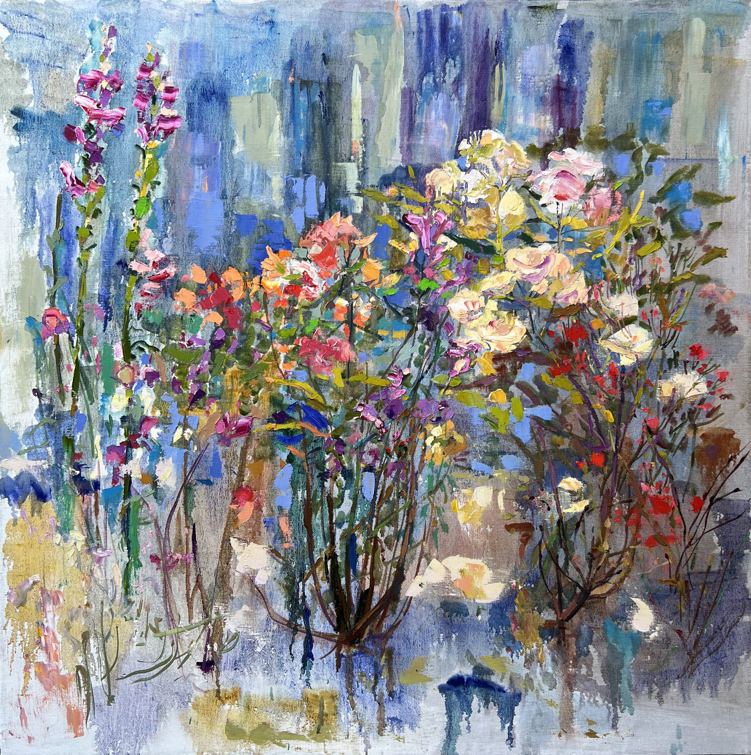 Chromatic Synesthesia Florina Breazu Original painting for sale