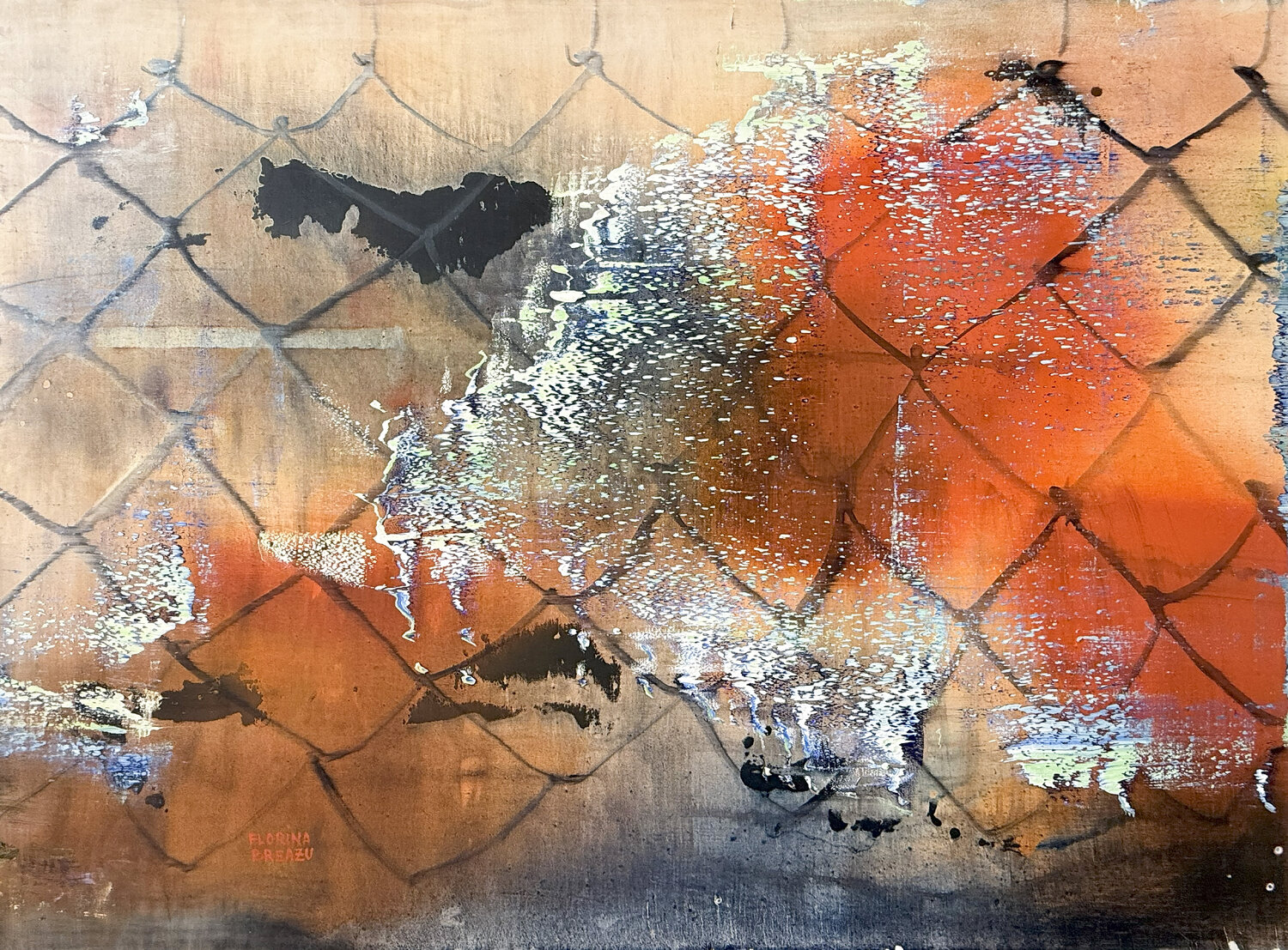 Dispersion Florina Breazu Original painting for sale