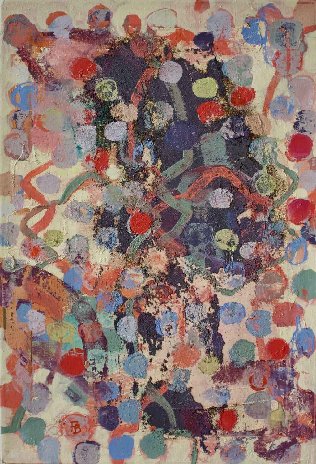 Congruence IV Florina Breazu Original painting for sale