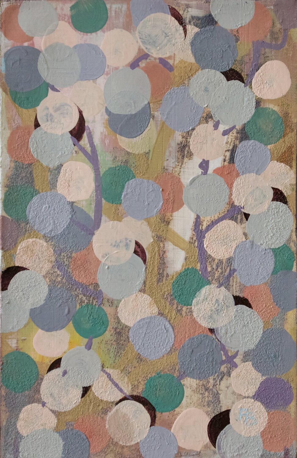 Congruence XVII Florina Breazu Original painting for sale