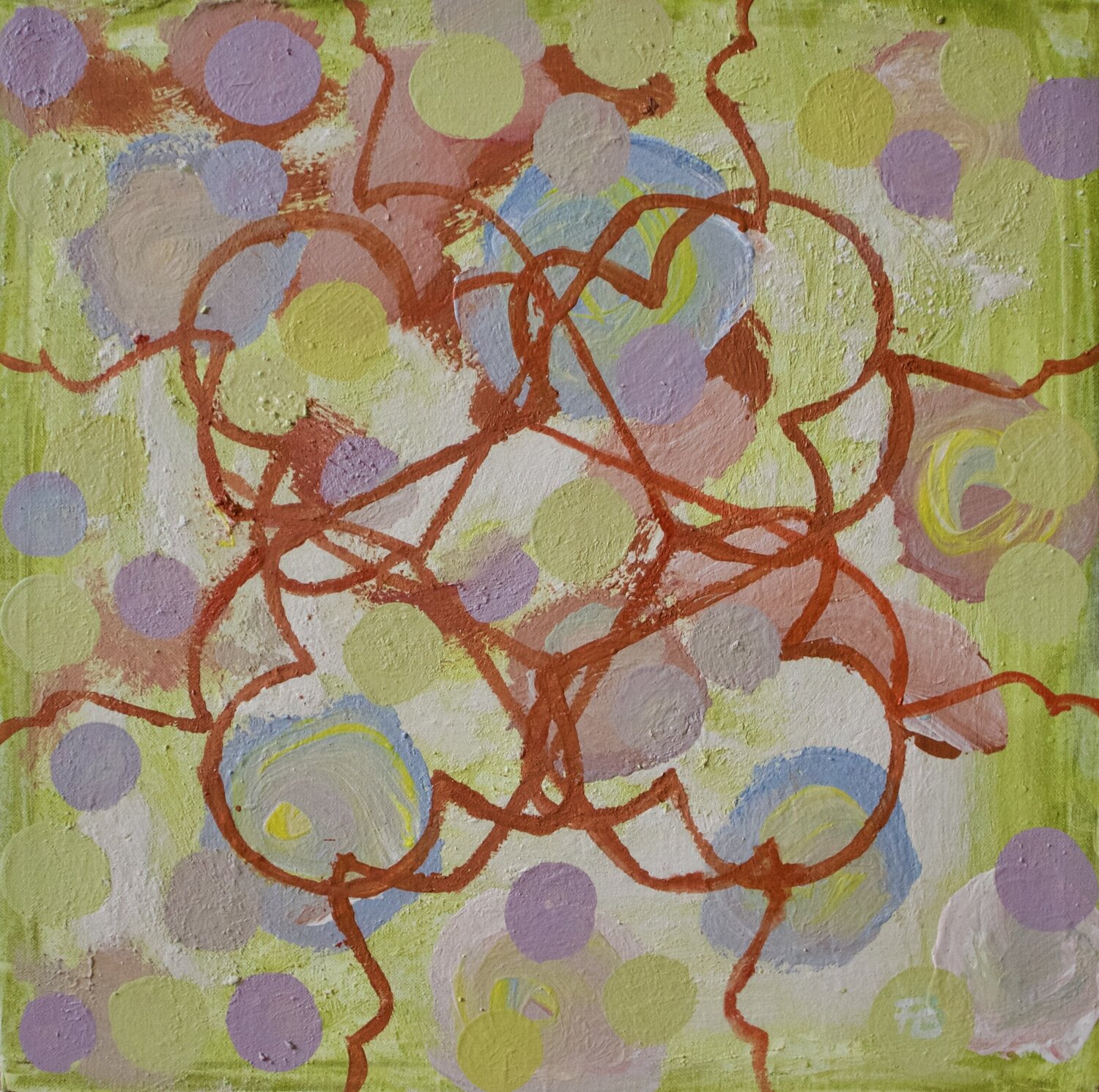Congruence XVIII Florina Breazu Original painting for sale