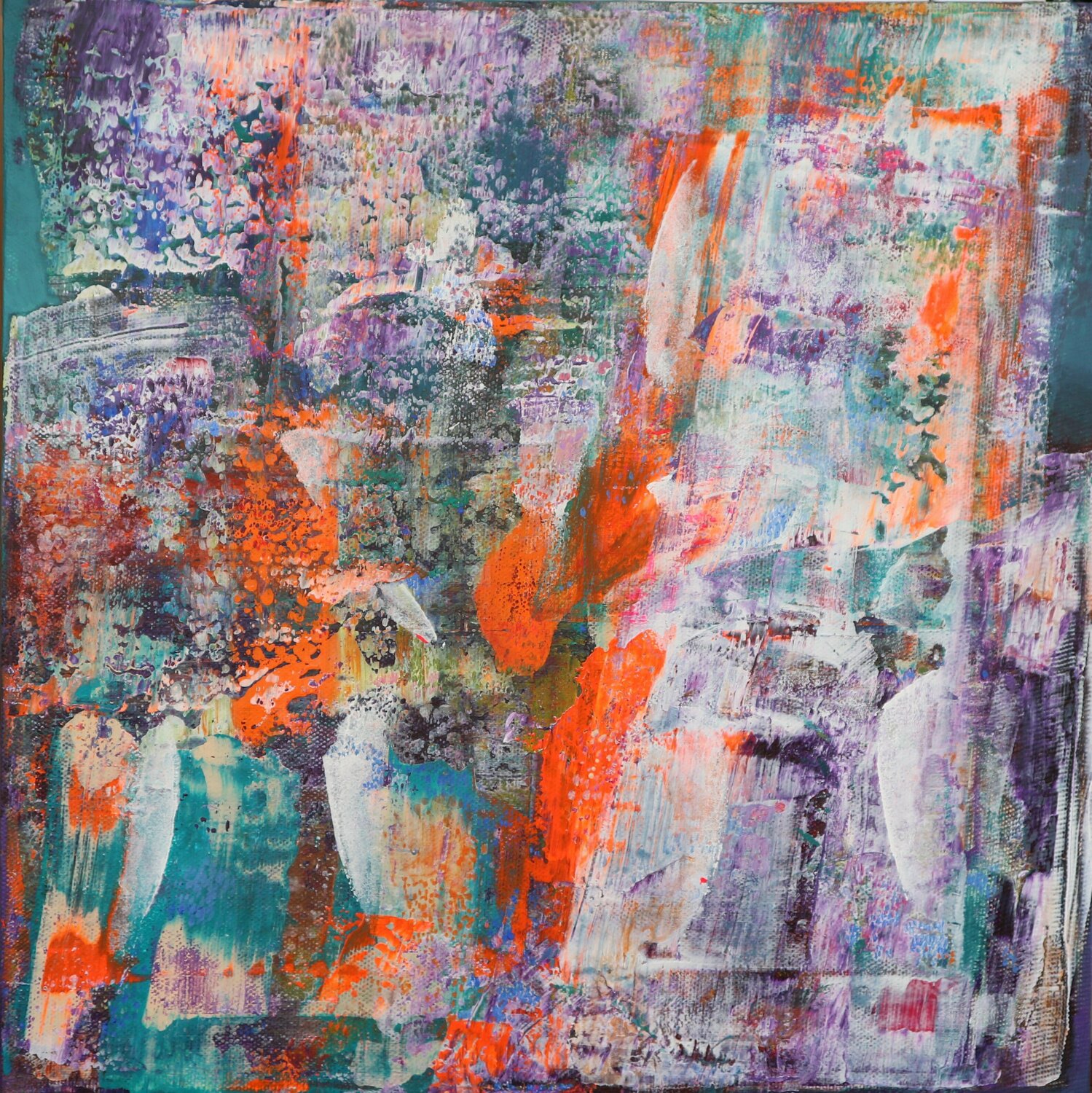 Particles VI Florina Breazu Original painting for sale