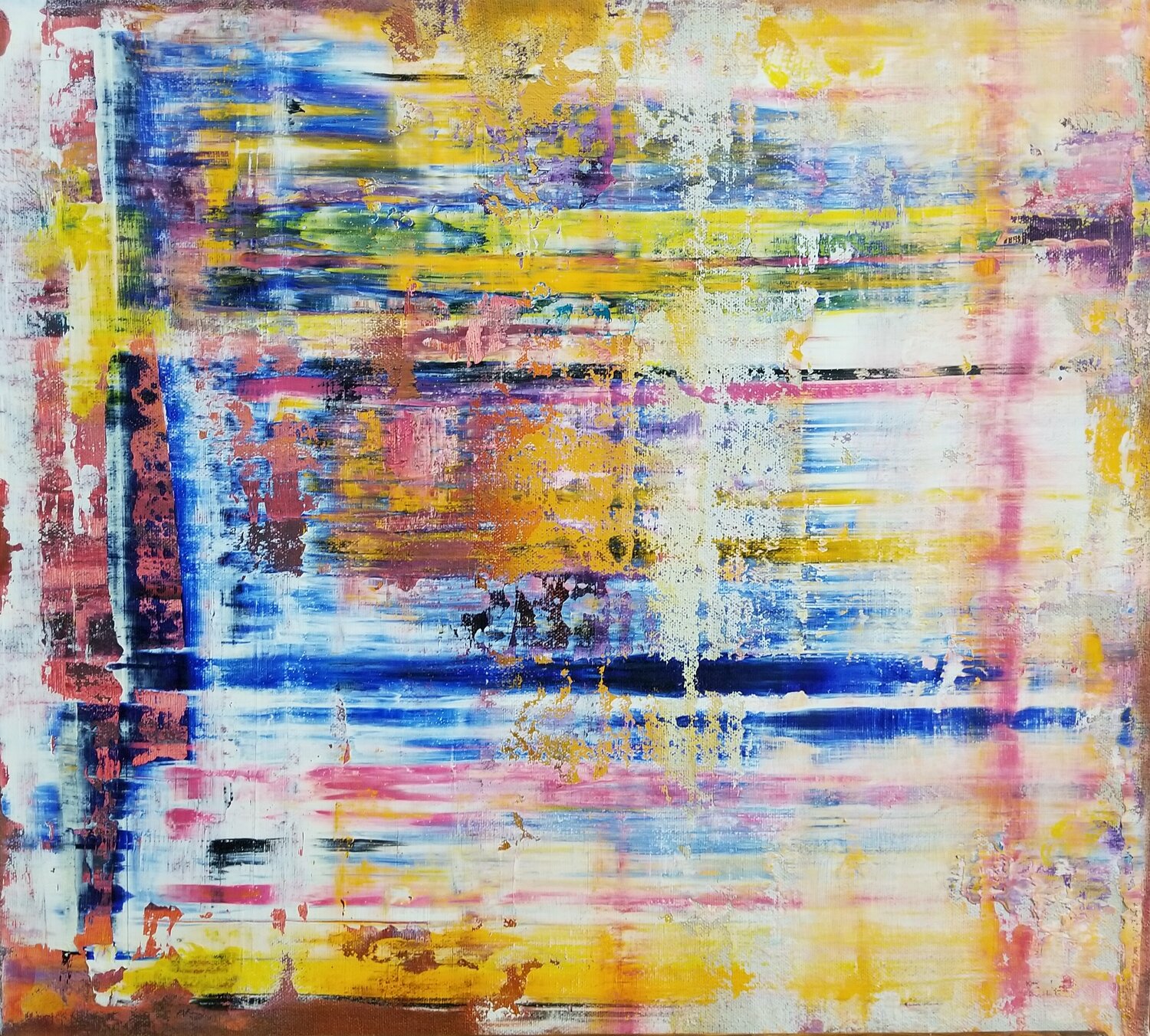 Interference III Florina Breazu Original painting for sale