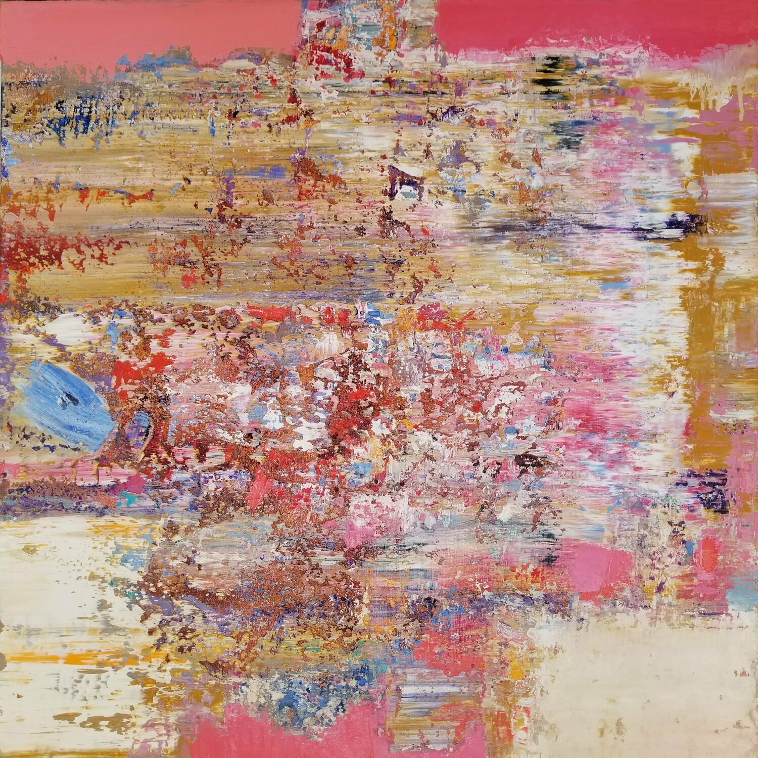 Particles XII Florina Breazu Original painting for sale