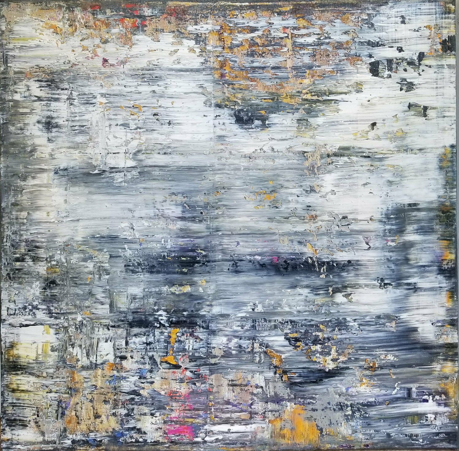 Particles XVI Florina Breazu Original painting for sale