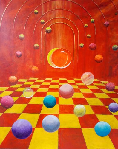Magie der Schwerlosigkeit by Irene Mitawski, Painting for Sale on Select
