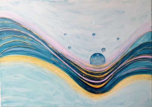 Melodie des Meeres by Irene Mitawski, Painting for Sale on Select
