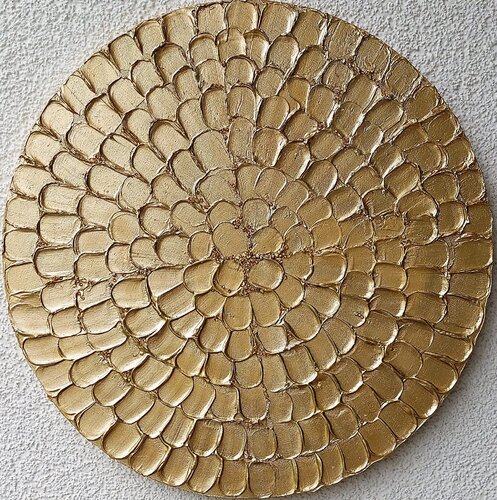Goldkreis by Irene Mitawski, Painting for Sale on Select