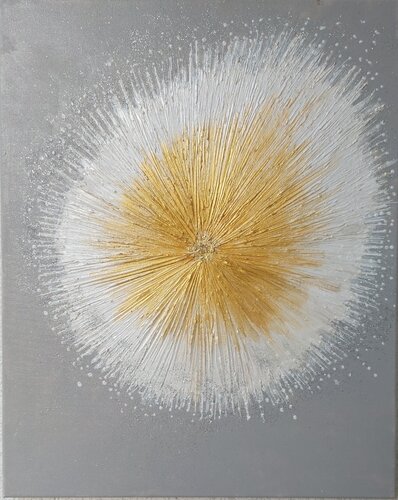 Goldene Explosion by Irene Mitawski, Painting for Sale on Select