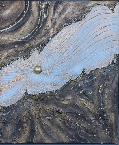 Die Alchemie der Strukturen by Irene Mitawski, Painting for Sale on Select