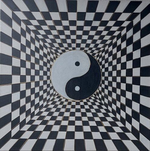 YIN YANG by Irene Mitawski, Painting for Sale on Select
