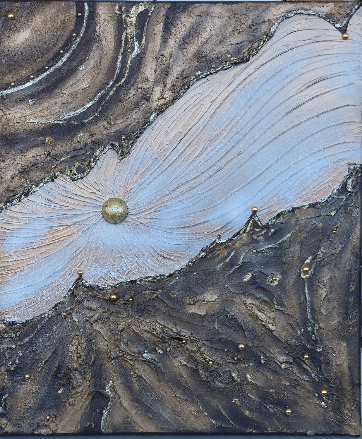 Die Alchemie der Strukturen Irene Mitawski Original painting for sale