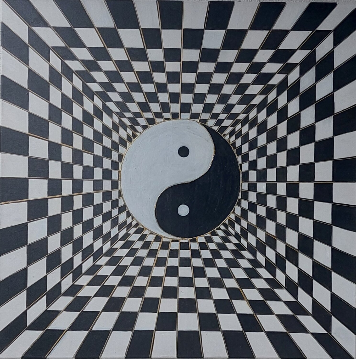 YIN YANG Irene Mitawski Original painting for sale