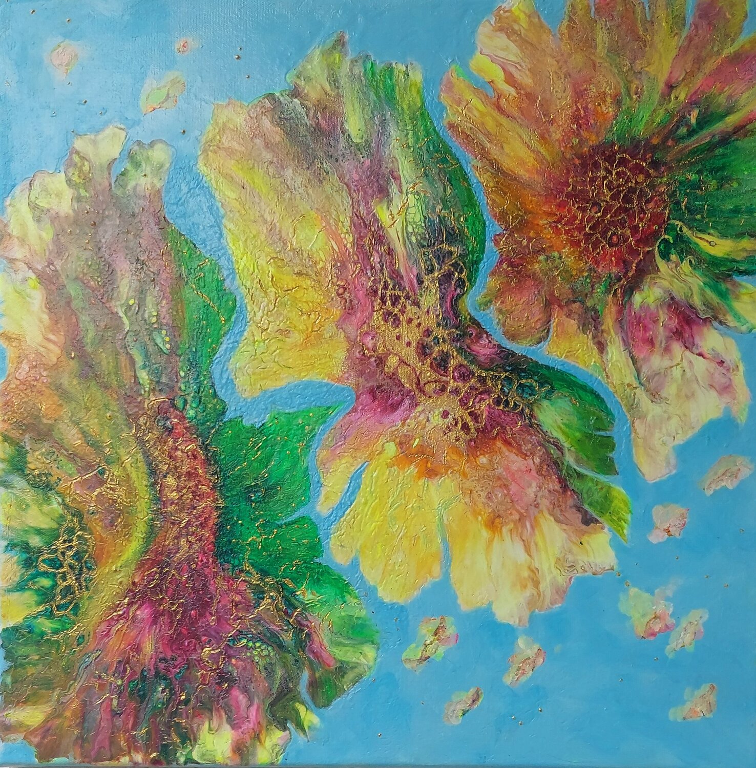 Farbenflug Irene Mitawski Original painting for sale