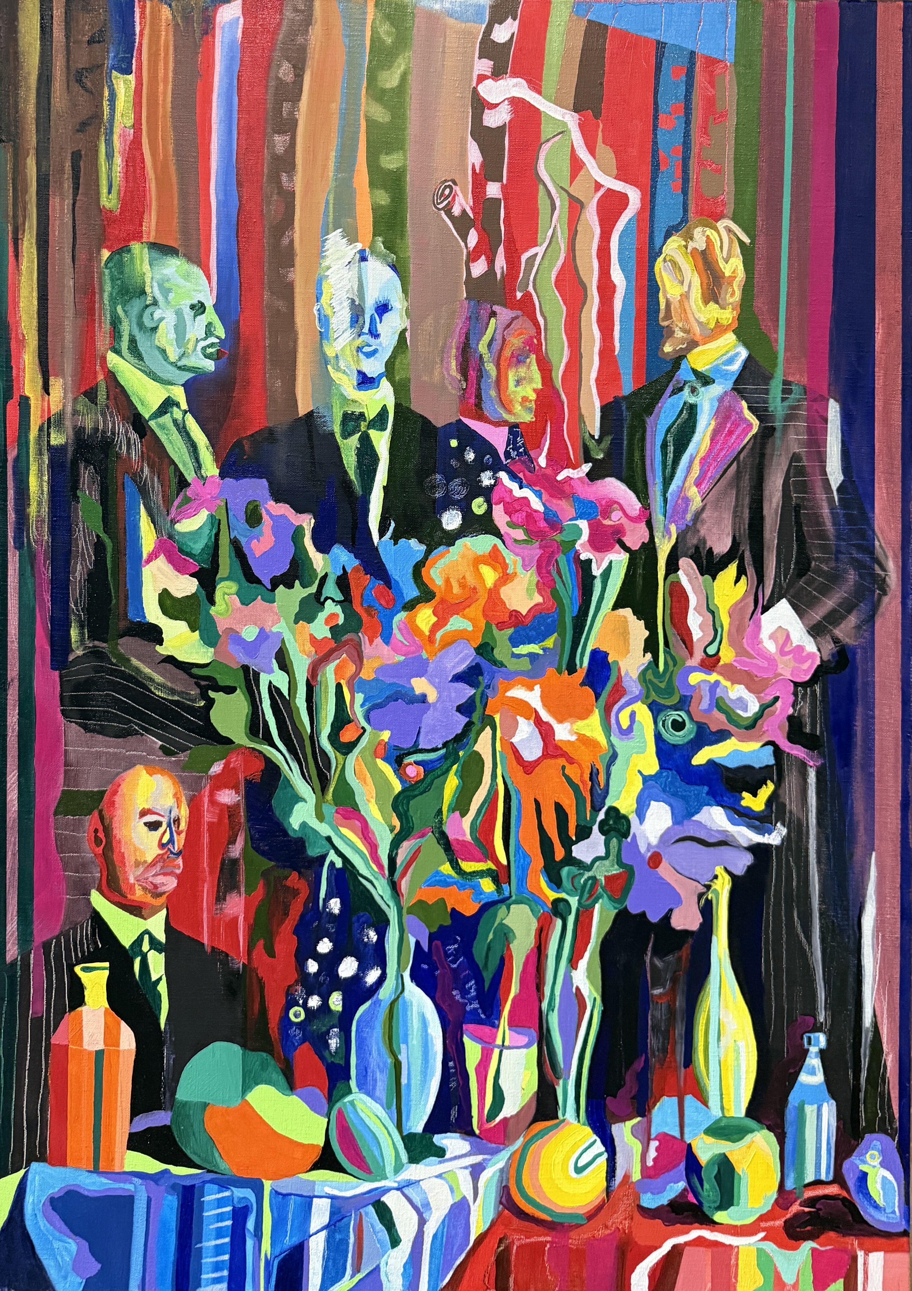 Between Then and Now, a Bouquet of Flowers
