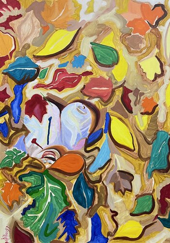 You need to wait until the fallen leaves are removed by Aleksey Ovsyannikov, Painting for Sale on Select