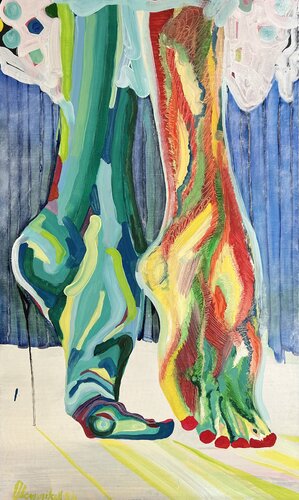 Dance of the Broken Fingers by Aleksey Ovsyannikov, Painting for Sale on Select