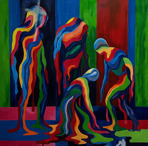 Фрагментарная Идентичность by Aleksey Ovsyannikov, Painting for Sale on Select