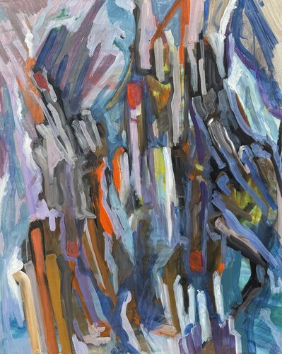pointing signs by Aleksey Ovsyannikov, Painting for Sale on Select