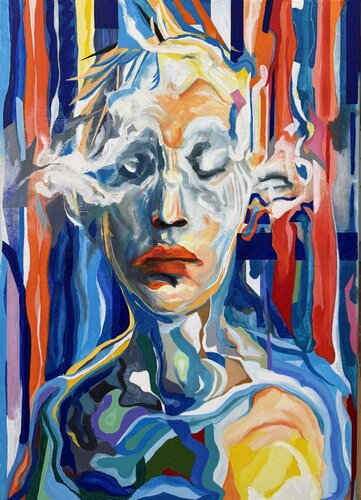 The Architecture of Mist by Алексей Овсянников, Painting for Sale on Select