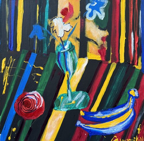 Late Night Solitude by Aleksey Ovsyannikov, Painting for Sale on Select