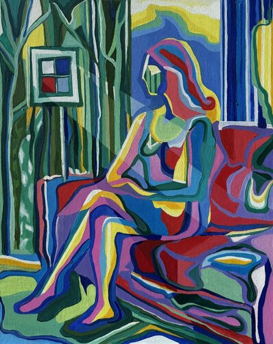 Quiet Room of Echoes von Алексей Овсянников, Malerei kaufen auf Select