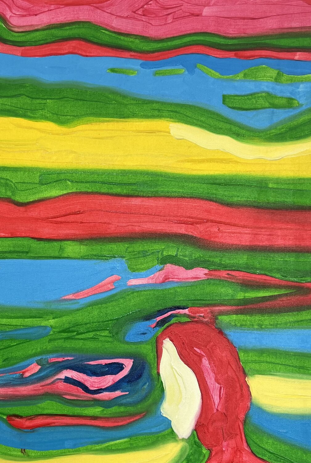 Above the water Aleksey Ovsyannikov Original painting for sale