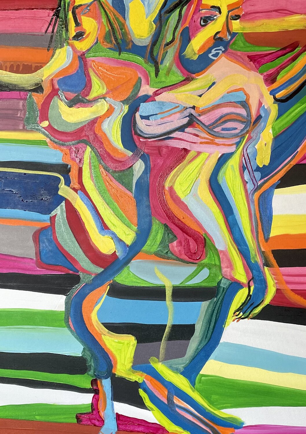 AT THE EXHIBITION Aleksey Ovsyannikov Original painting for sale