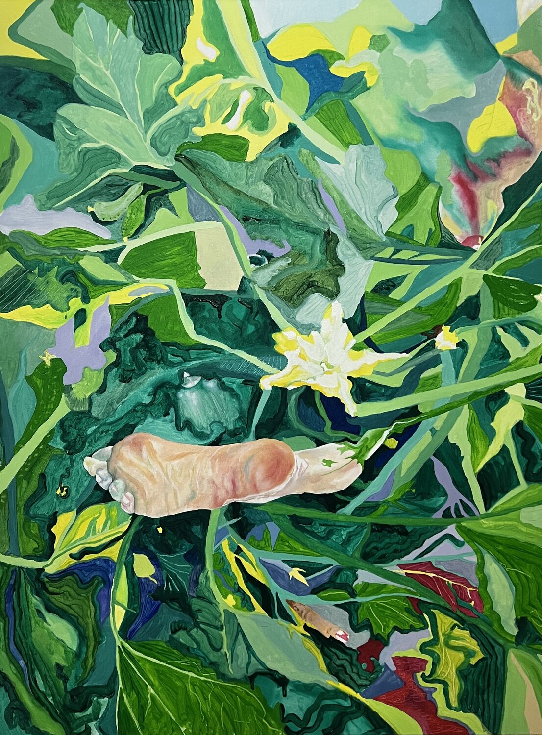 In cucumbers Aleksey Ovsyannikov Original painting for sale