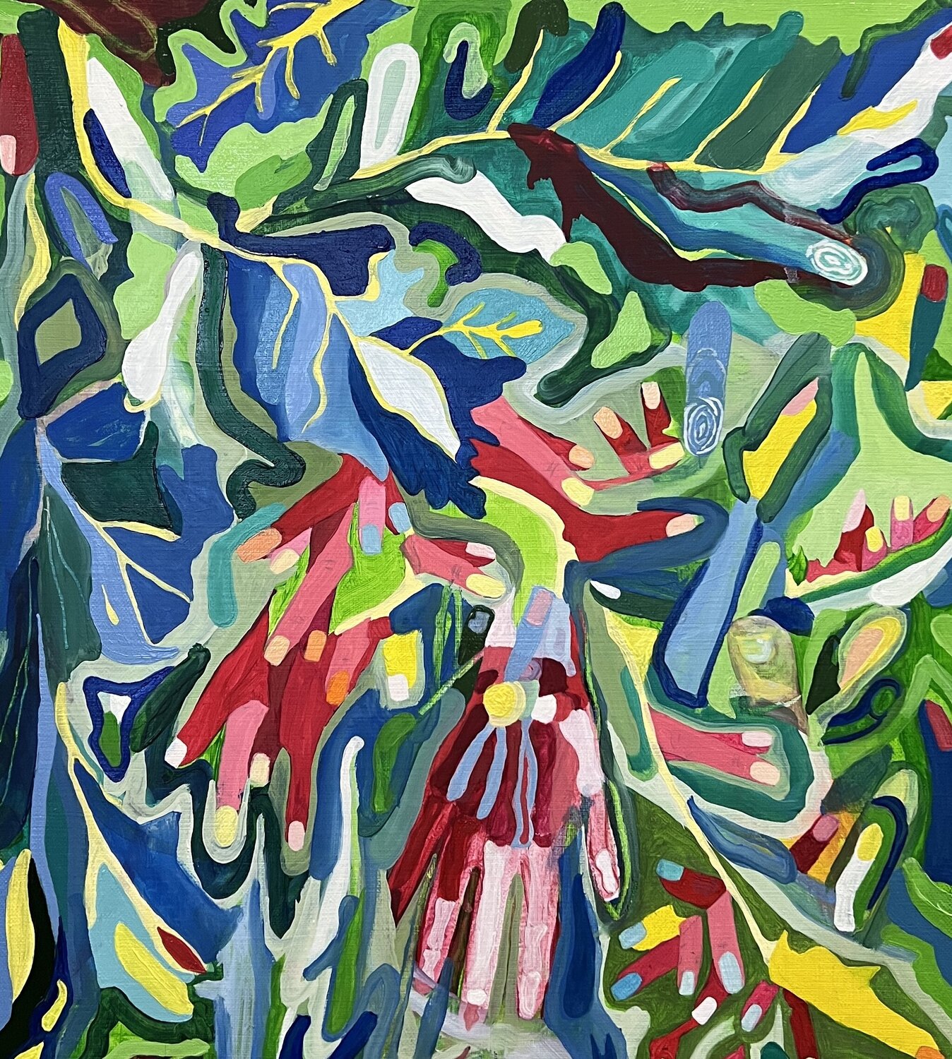 Grape fingers Aleksey Ovsyannikov Original painting for sale