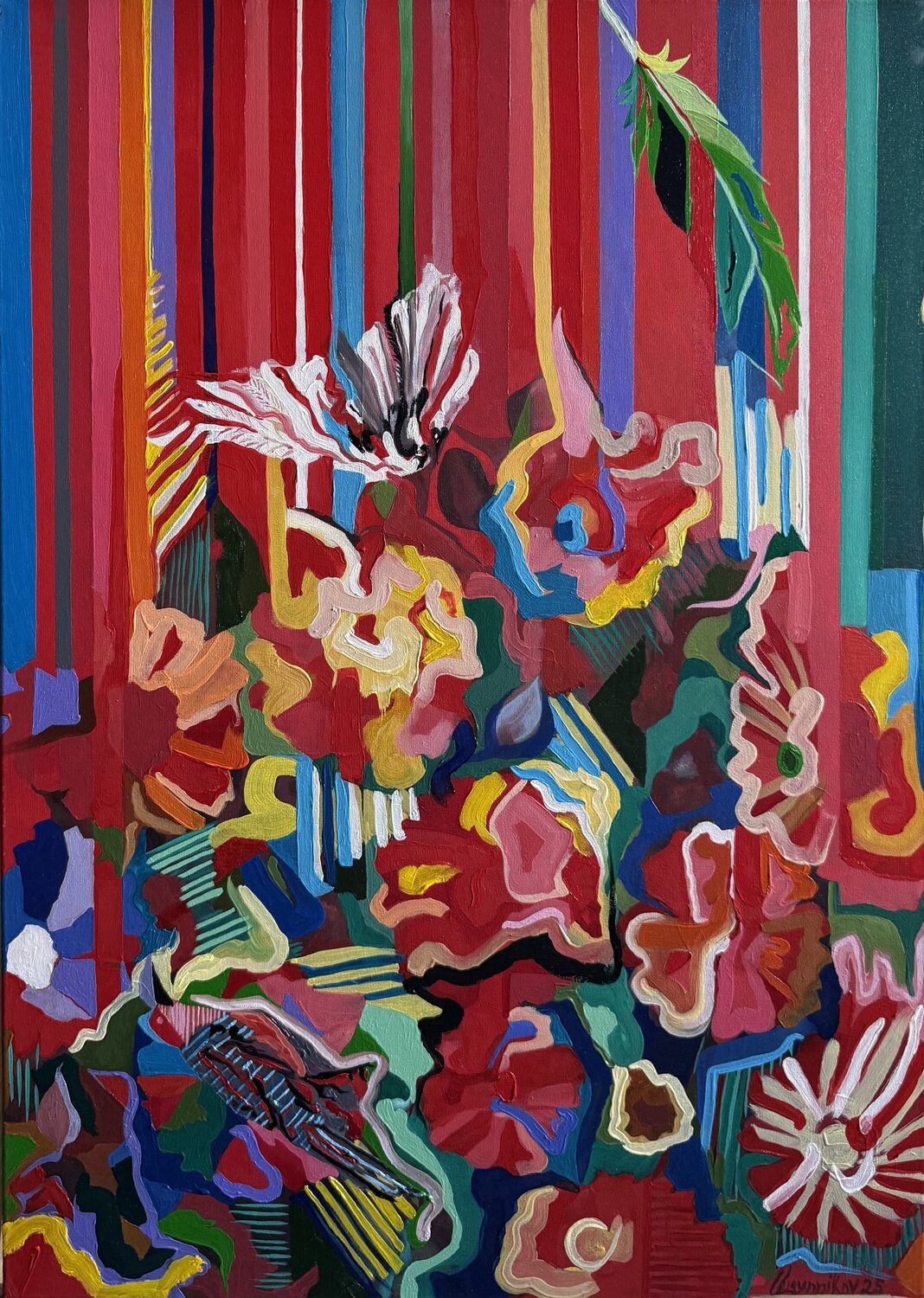 Resilience in Ruin Aleksey Ovsyannikov Original painting for sale