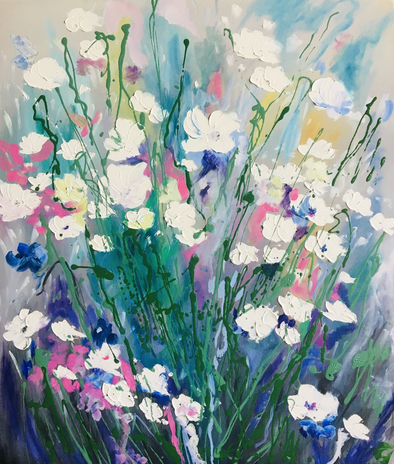 Flowers never given Aleksey Ovsyannikov Original painting for sale
