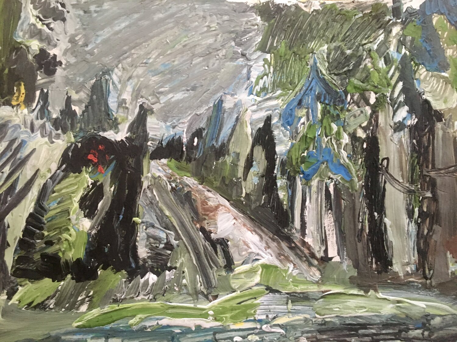 natural phenomenon Aleksey Ovsyannikov Original painting for sale