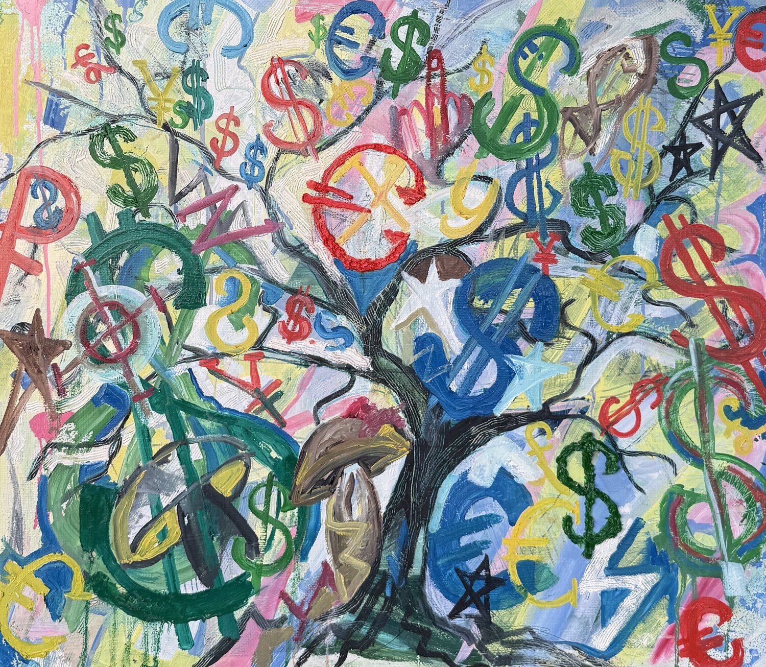 Bark & Bucks Алексей Овсянников Original painting for sale